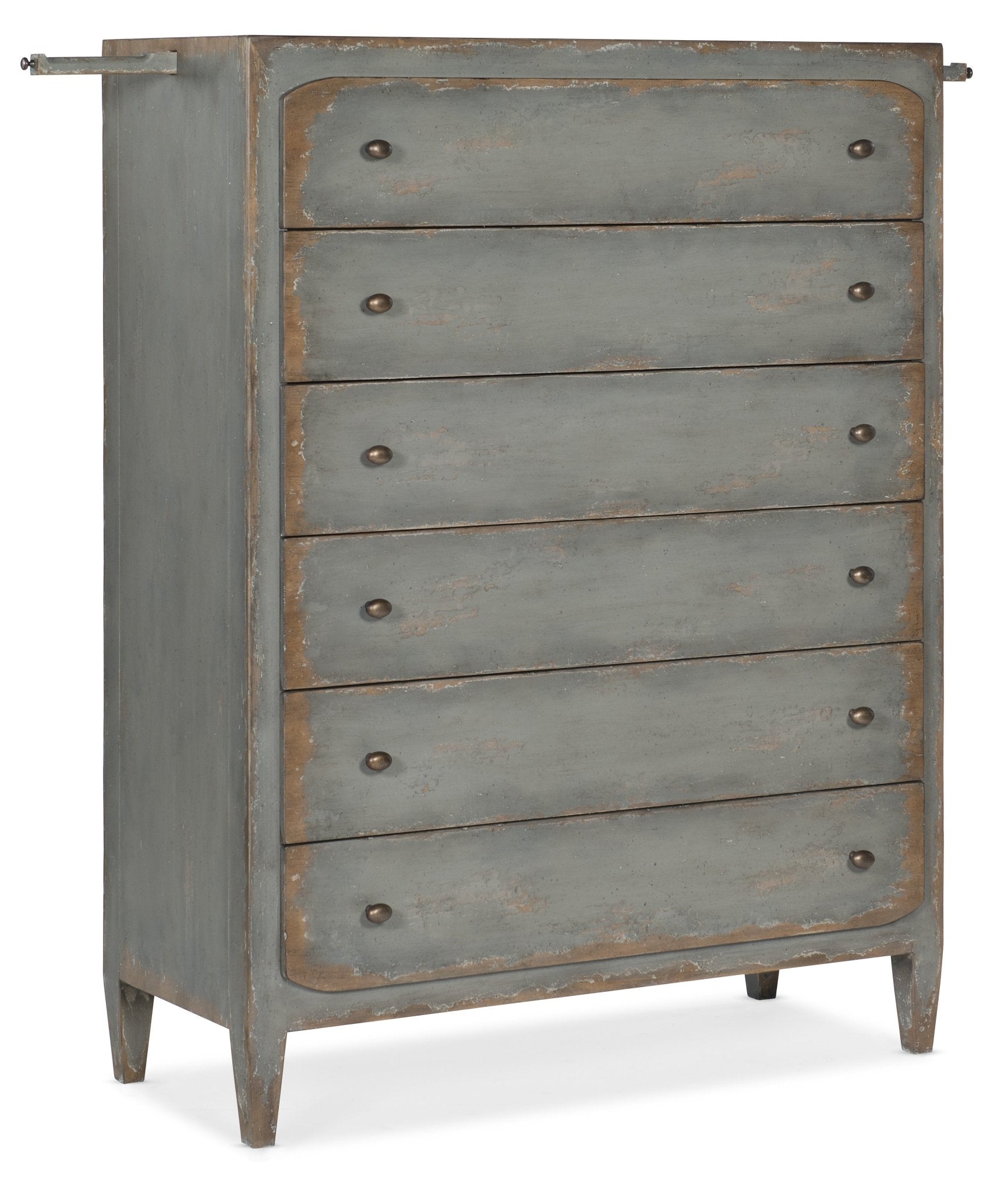 HookerCiao Bella Six - Drawer Chest - Speckled Gray
