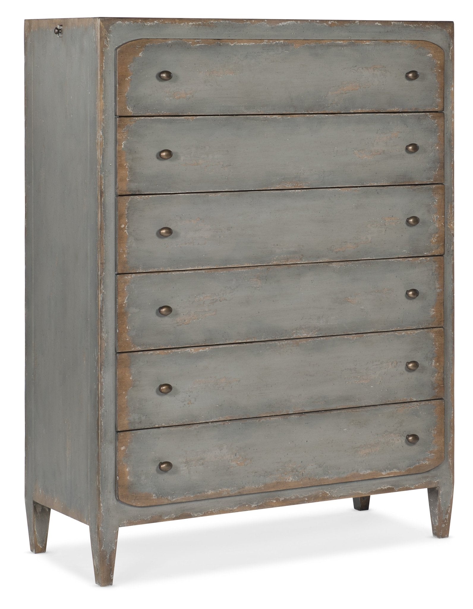 HookerCiao Bella Six - Drawer Chest - Speckled Gray