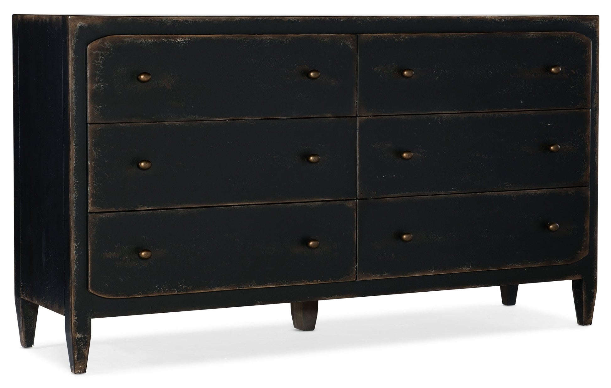 HookerCiao Bella Six - Drawer Dresser - Black