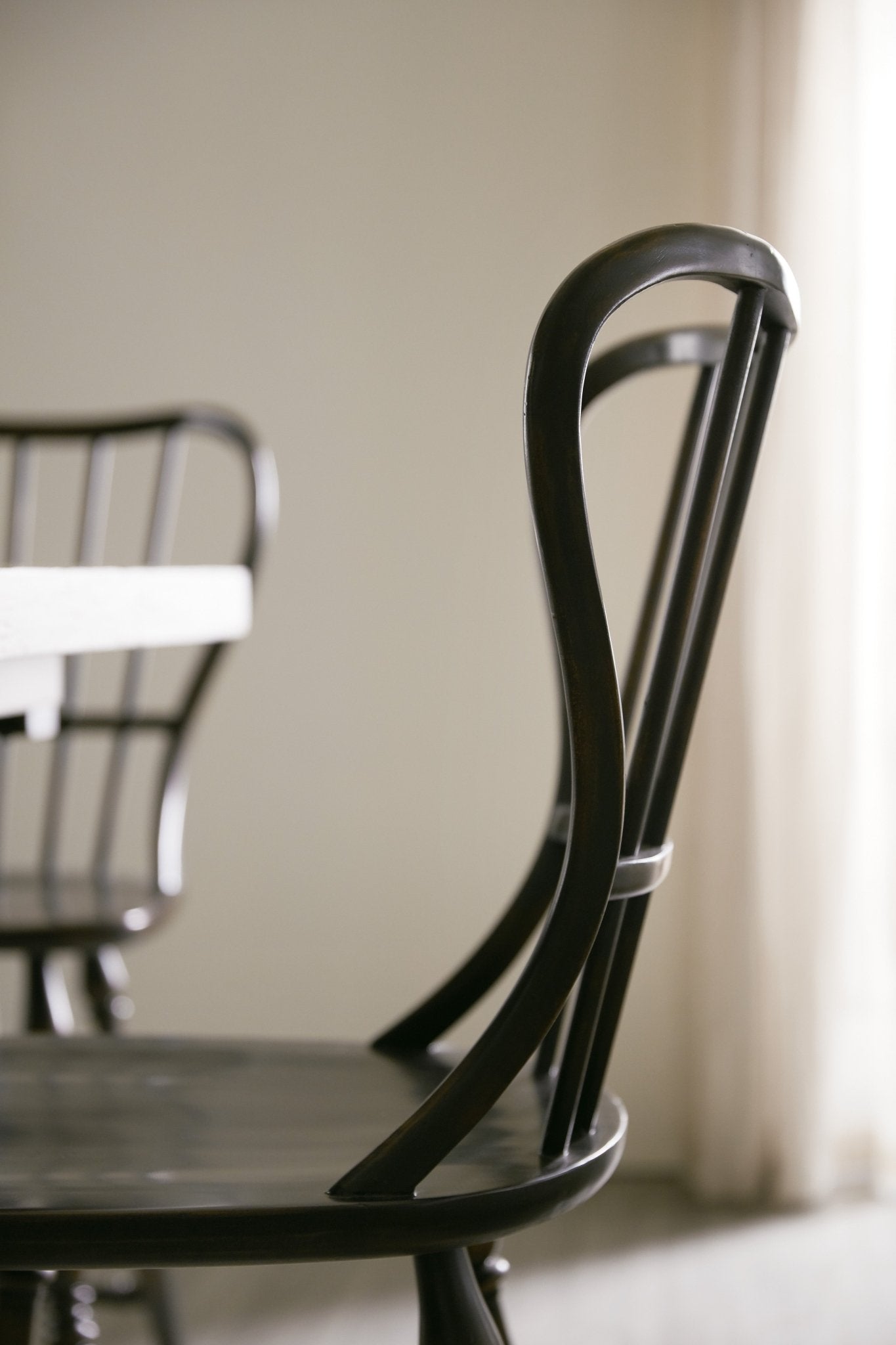 HookerCiao Bella Spindle Back Counter Stool - Black