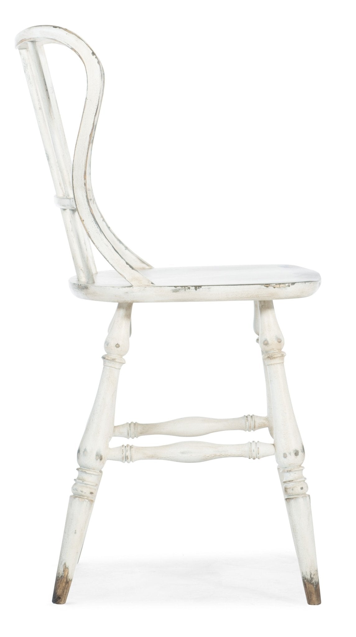 HookerCiao Bella Spindle Back Counter Stool - White