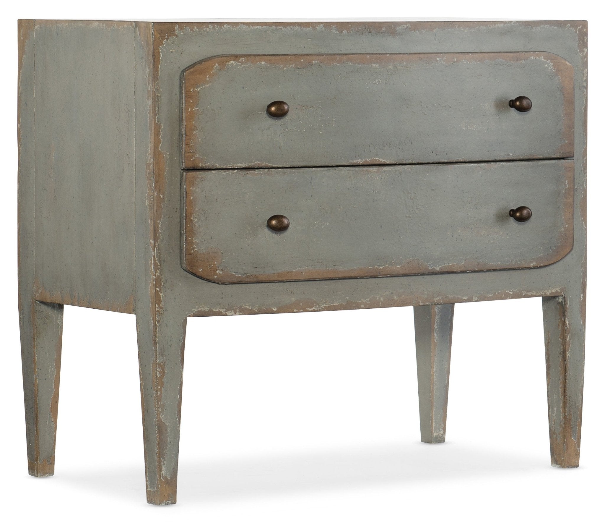 HookerCiao Bella Two - Drawer Nightstand - Speckled Gray