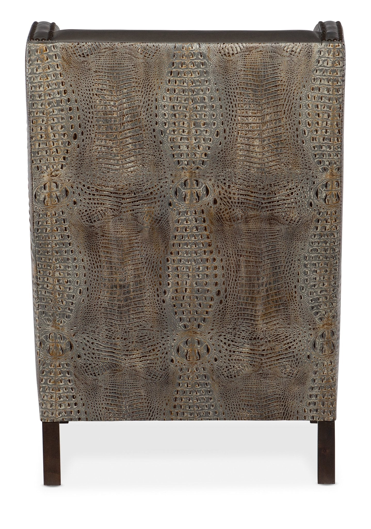 HookerClub Chair with Faux Croc