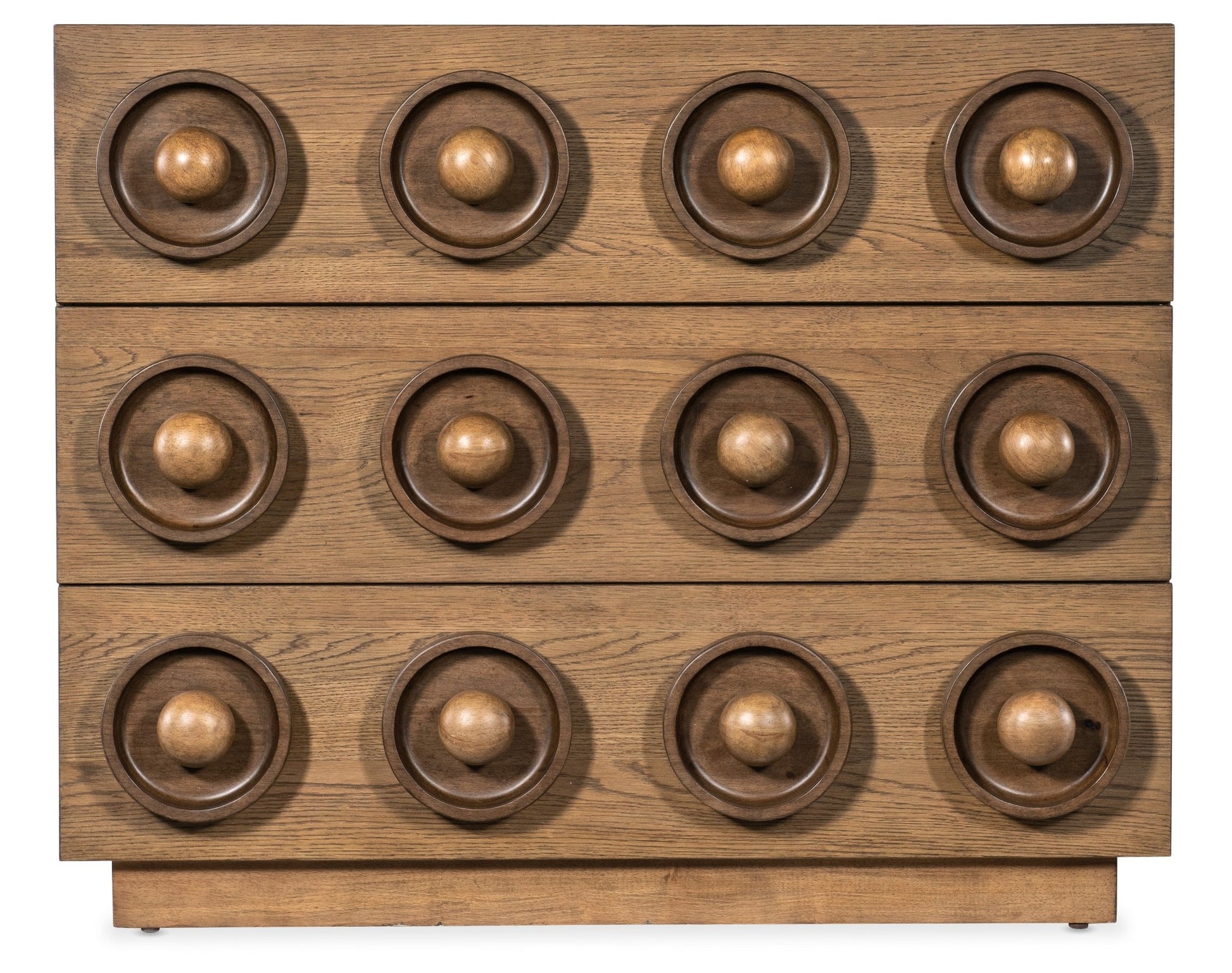HookerCommerce and Market Knobby 3 - Drawer Accent Chest