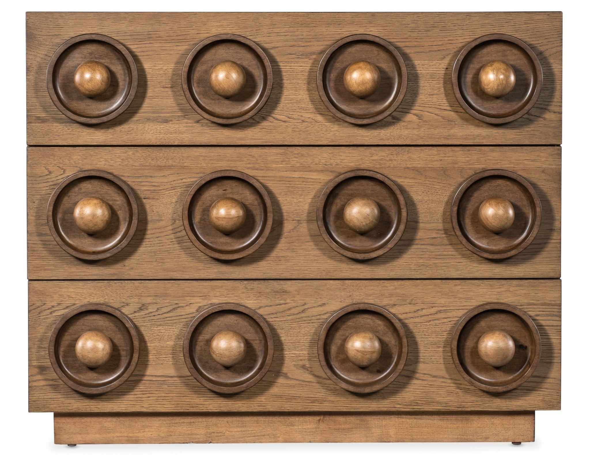 HookerCommerce and Market Knobby 3 - Drawer Accent Chest