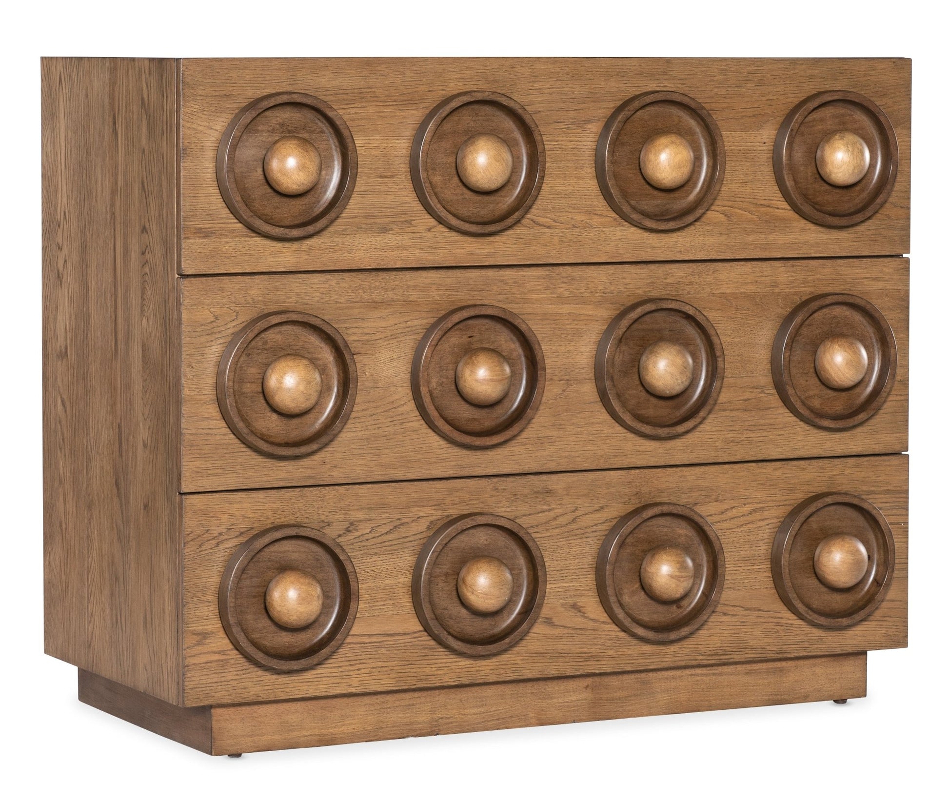 HookerCommerce and Market Knobby 3 - Drawer Accent Chest