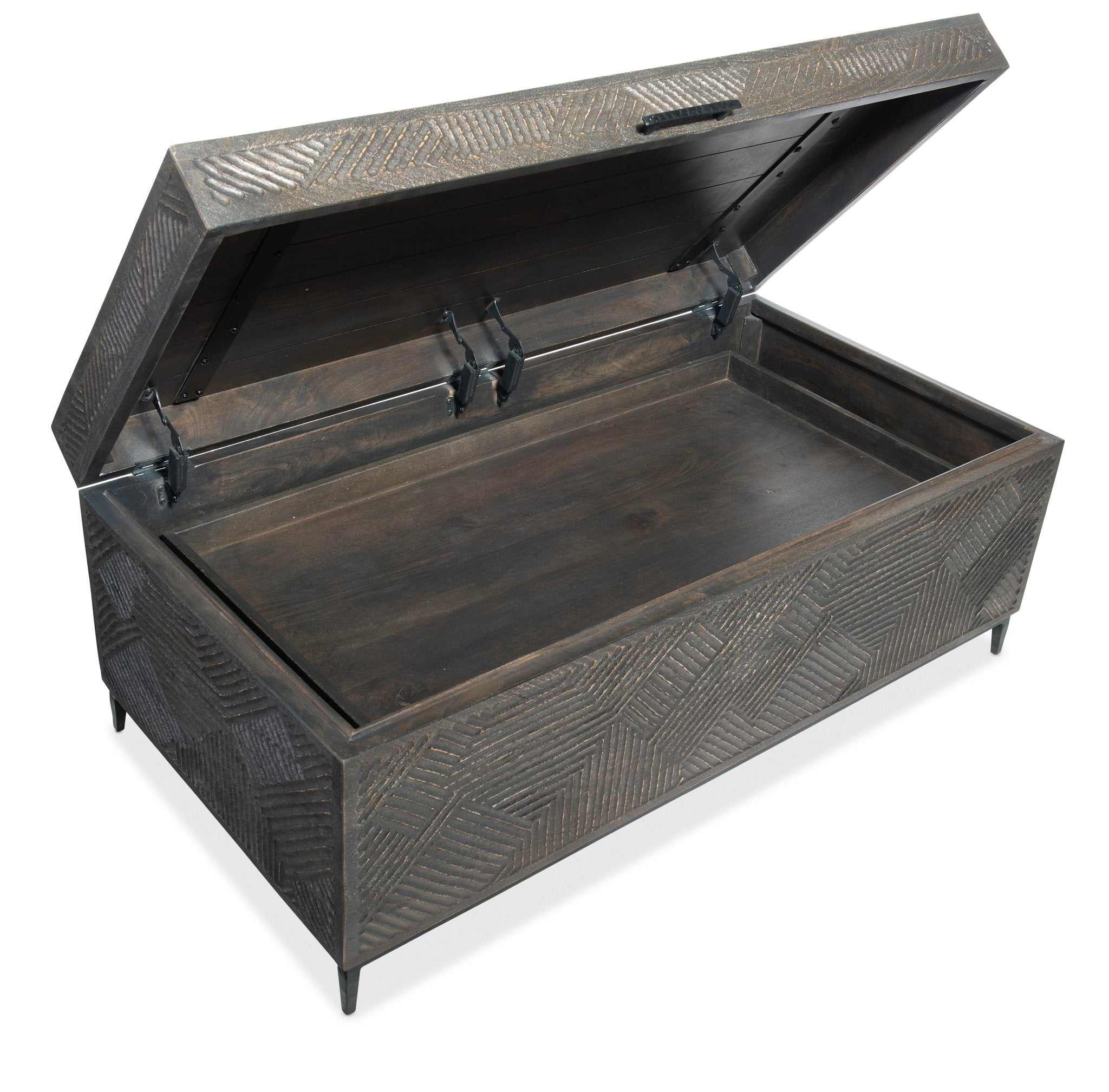 HookerCommerce & Market Carved Chest Cocktail Table