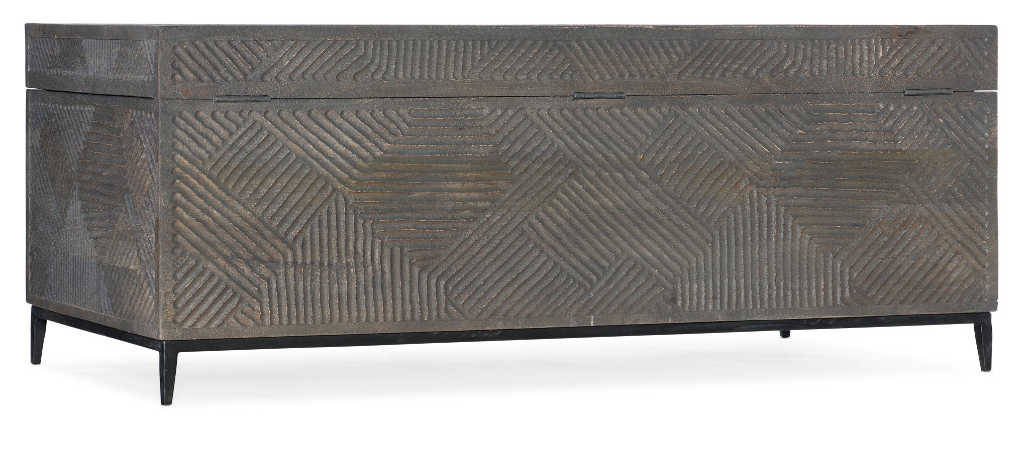HookerCommerce & Market Carved Chest Cocktail Table