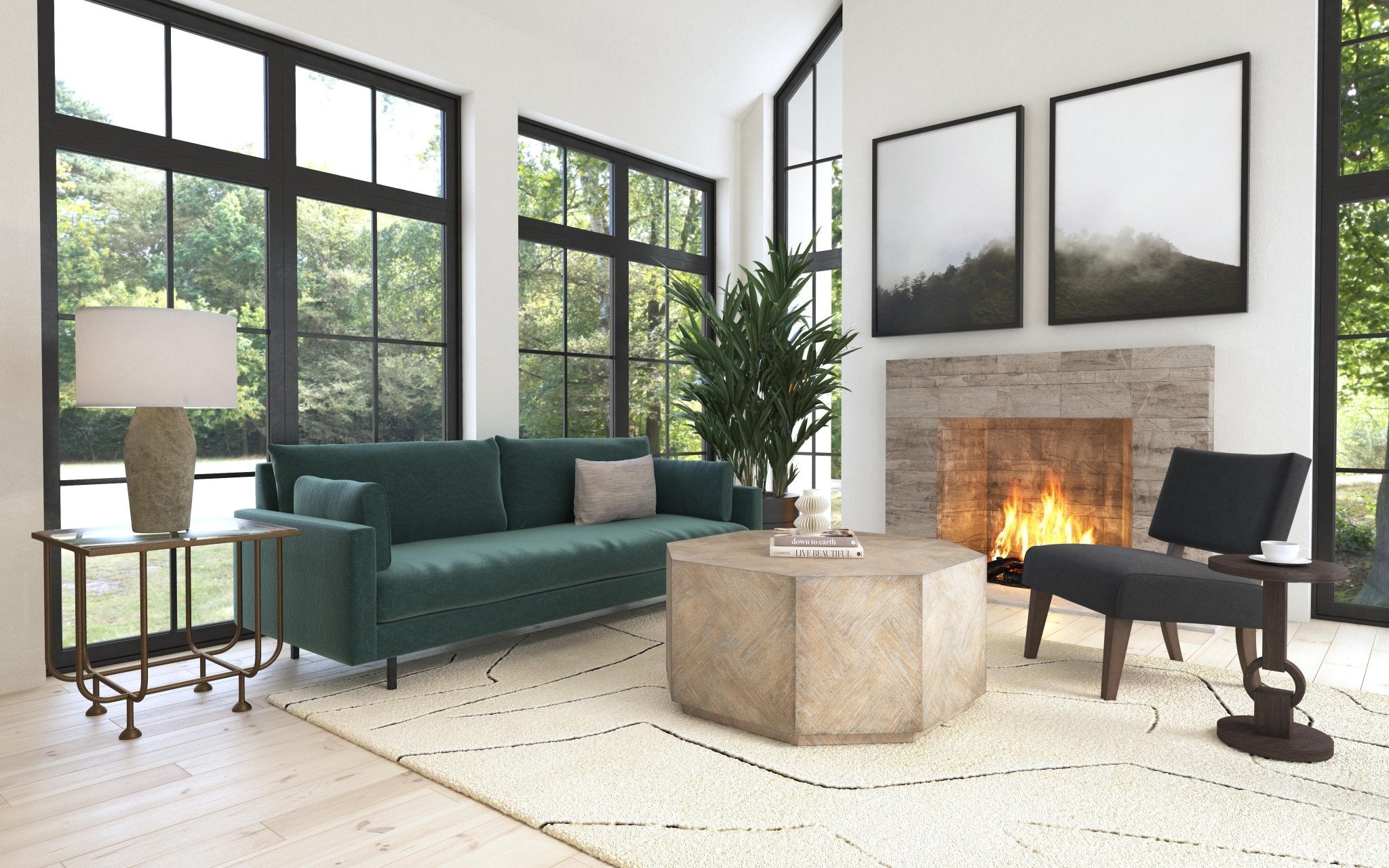 HookerCommerce & Market Kiara Square End Table