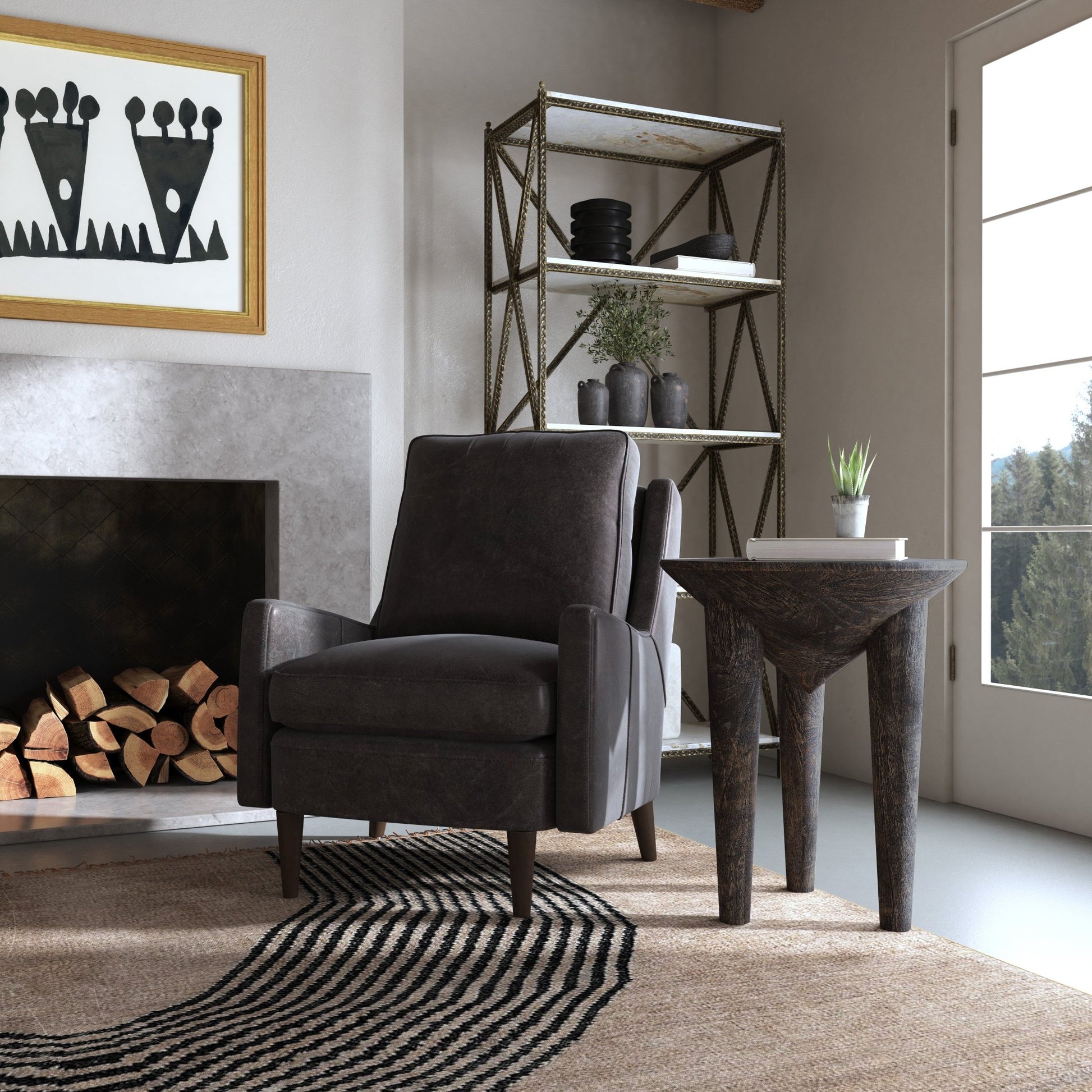 HookerCommerce & Market Pyramid Side Table