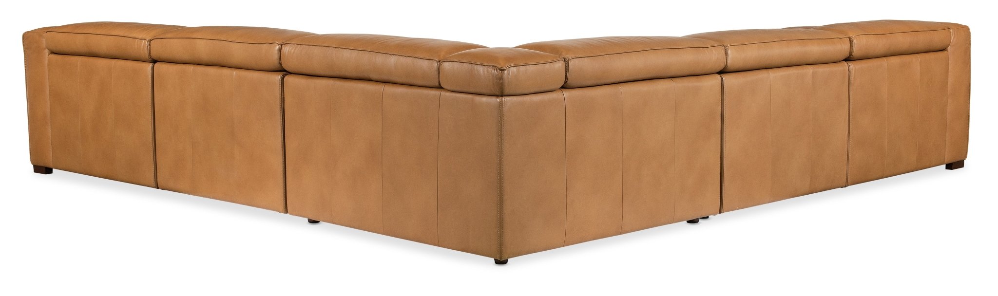 HookerFresco 5 Seat Sectional 4 - Power Recline & Power Headrest