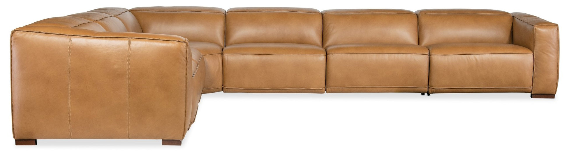 HookerFresco 6 Seat Sectional 3 - Power Recline & Power Headrest
