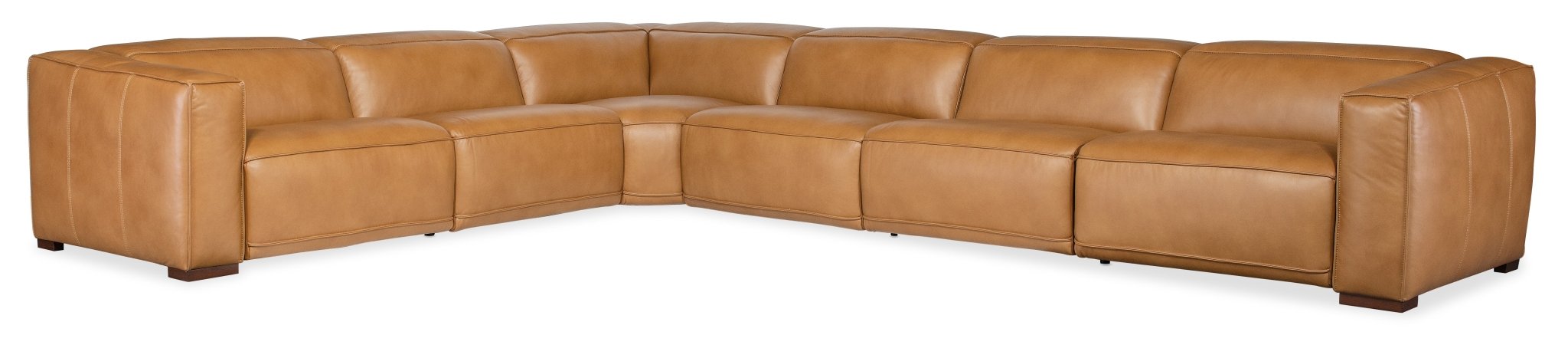 HookerFresco 6 Seat Sectional 3 - Power Recline & Power Headrest