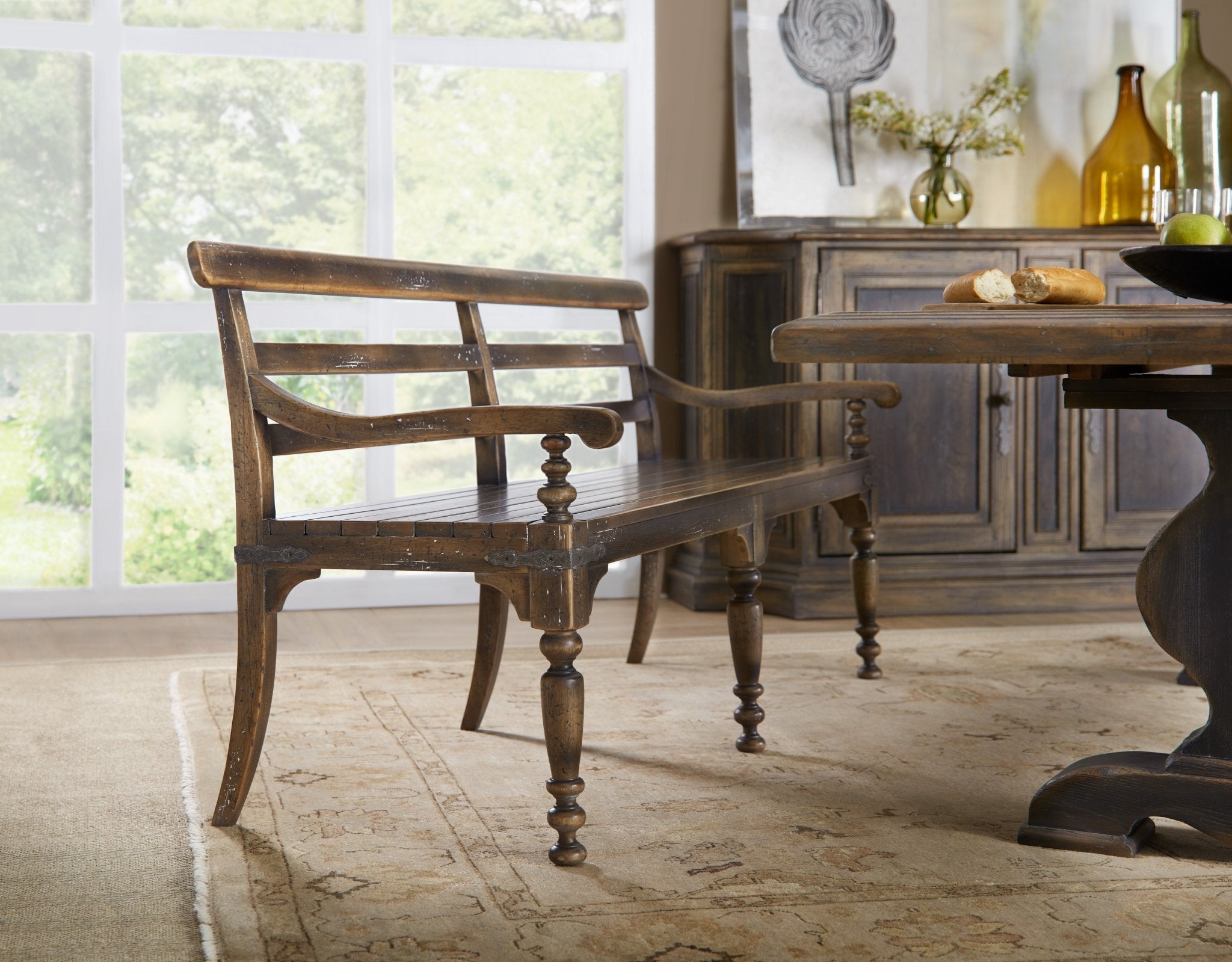 HookerHill Country Helotes Dining Bench