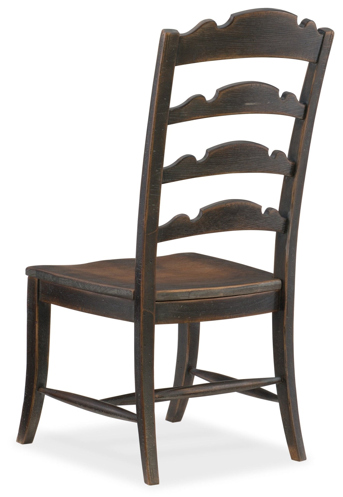 HookerHill Country Twin Sisters Ladderback Side Chair