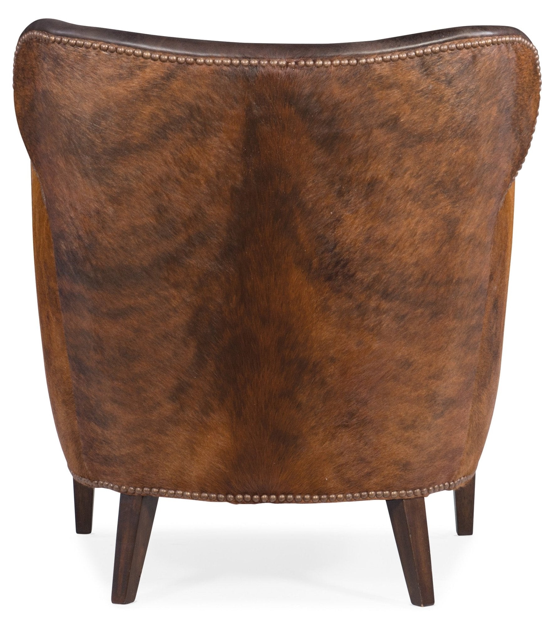 HookerKato Leather Club Chair with Dark HOH