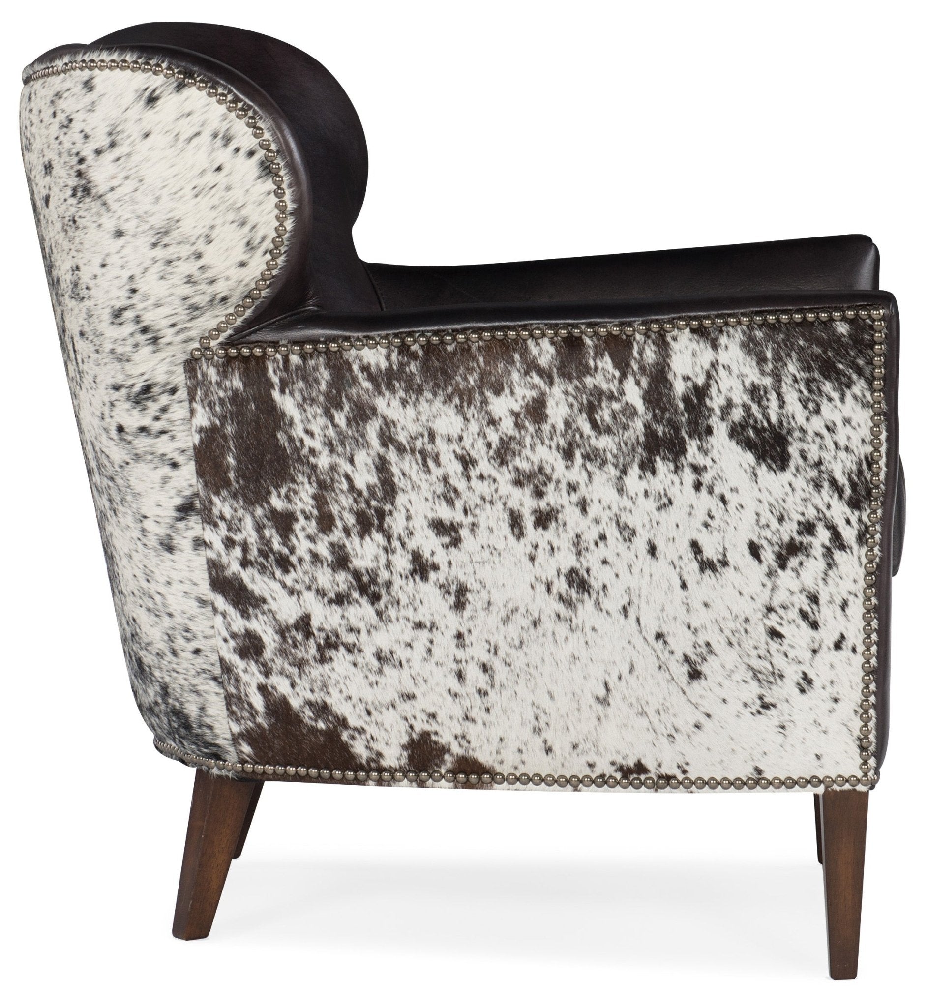 HookerKato Leather Club Chair with Salt Pepper HOH