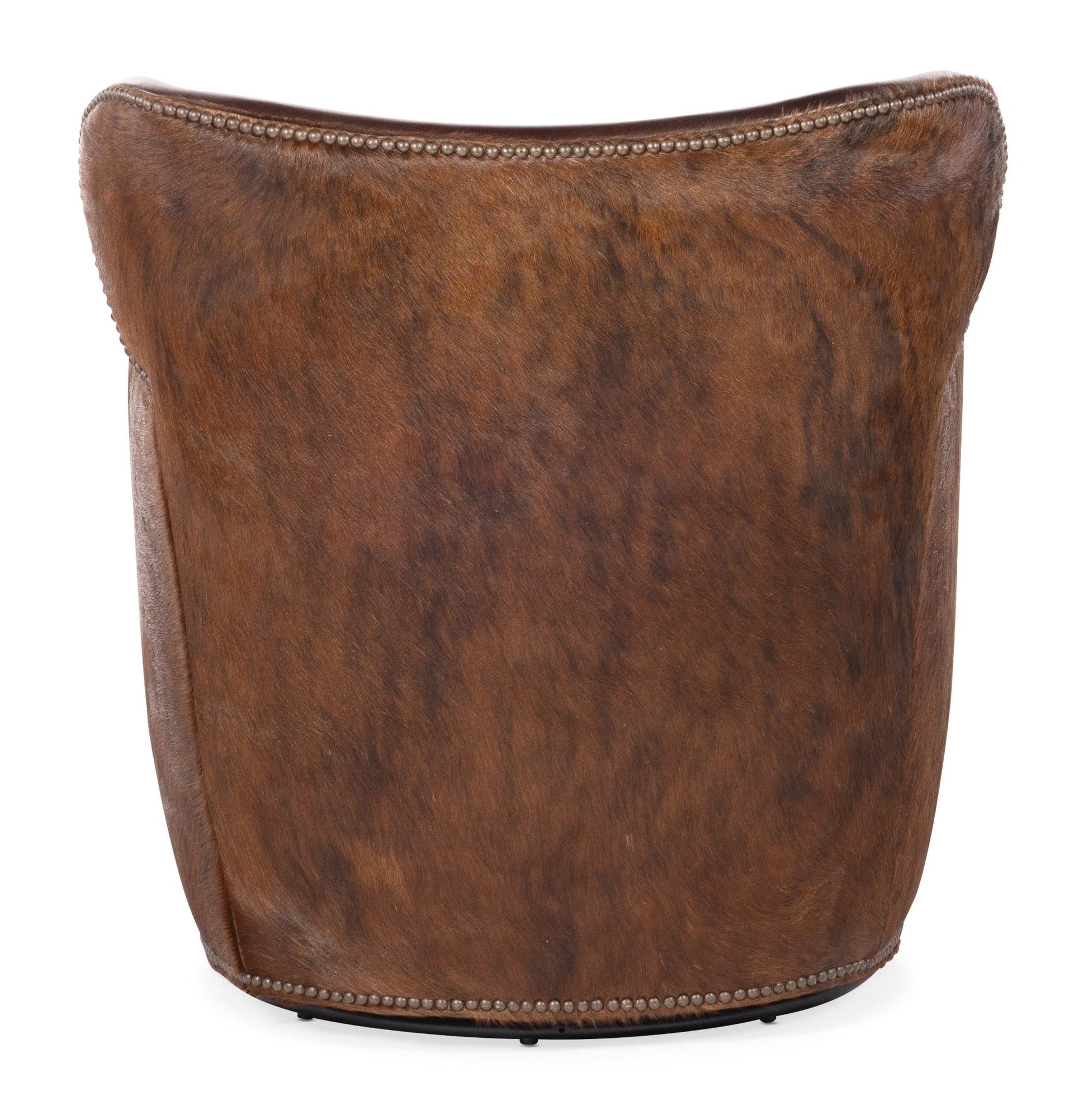 HookerKato Leather Swivel Chair with Dark HOH