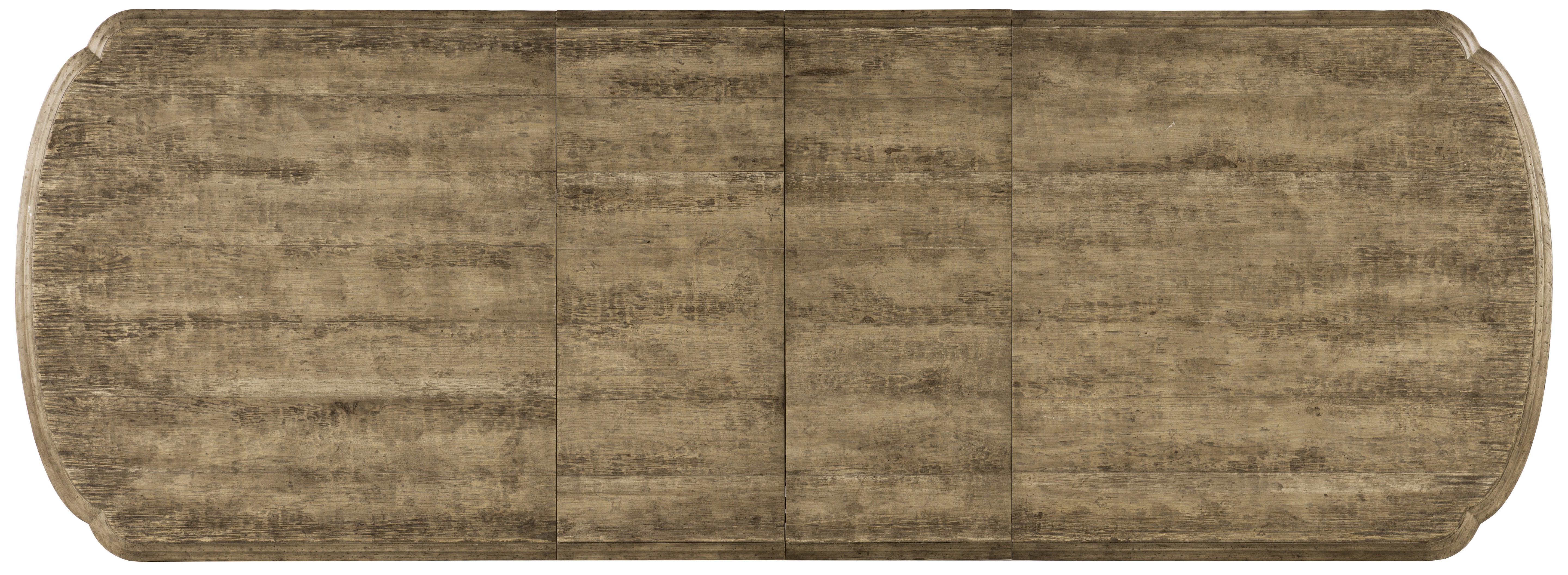 La Grange Le Vieux 86in Double Pedestal Table with 2-18in Leaves