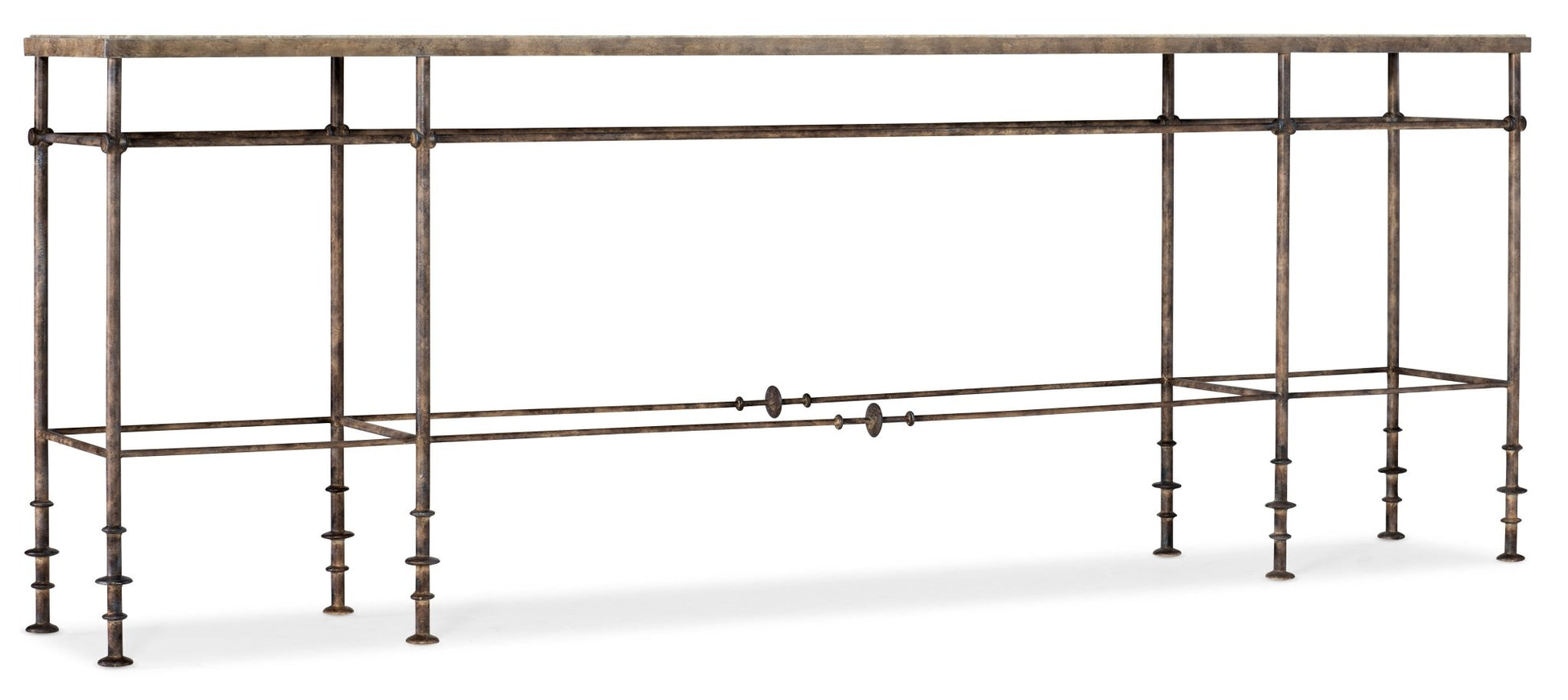 HookerLa Grange St James Metal and Stone Console