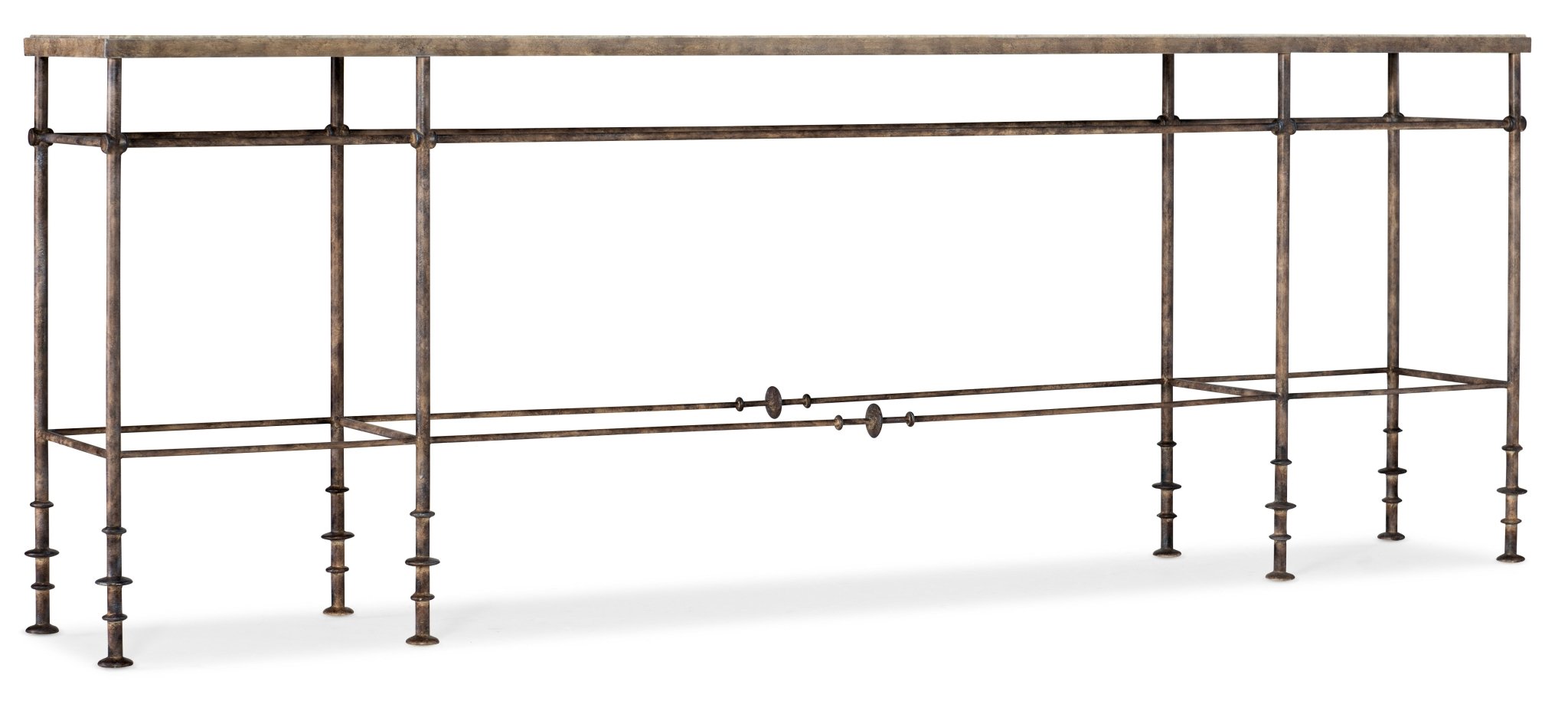 HookerLa Grange St James Metal and Stone Console