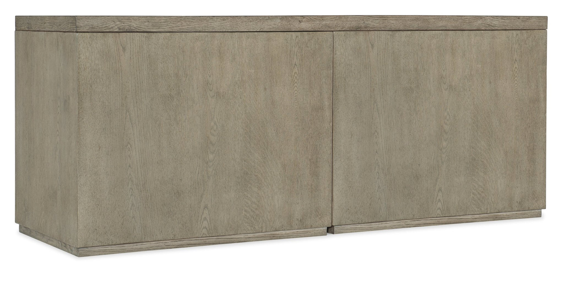HookerLinville Falls 72" Credenza with Lateral File and Open Desk Cabinet