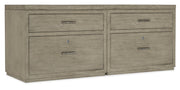 HookerLinville Falls 72" Credenza with Two Lateral Files