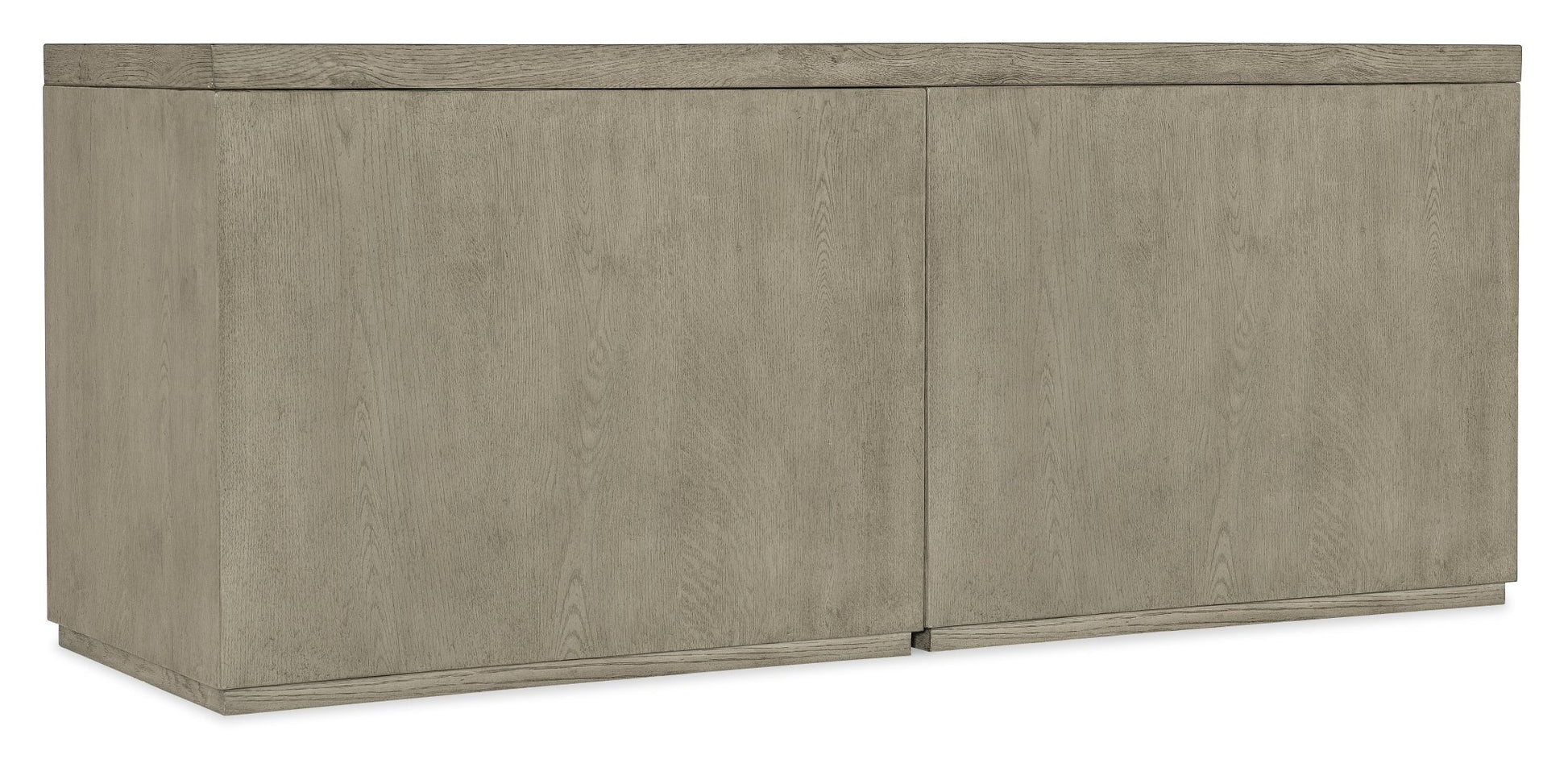 HookerLinville Falls 72" Credenza with Two Open Desk Cabinets