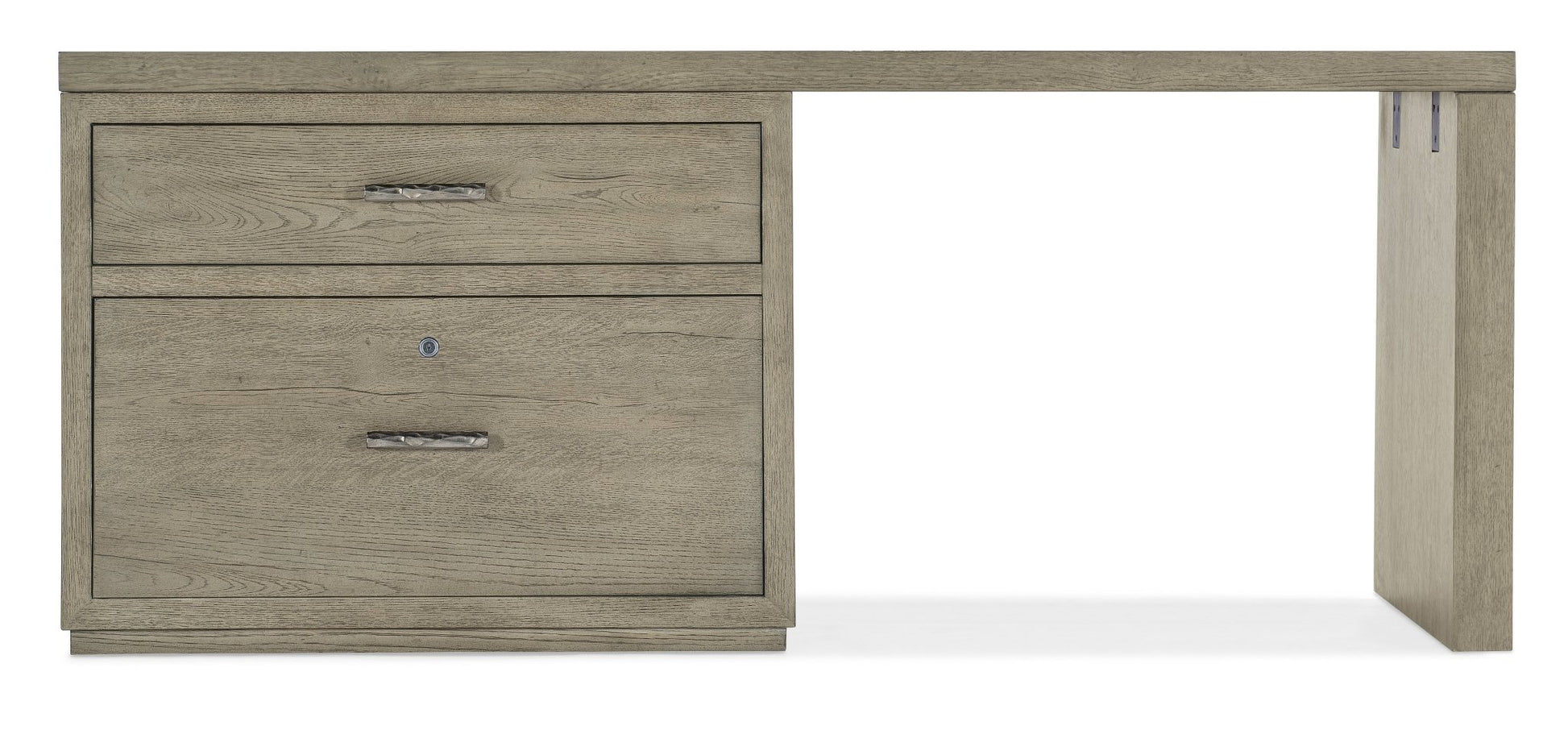 HookerLinville Falls 72" Desk with Lateral File
