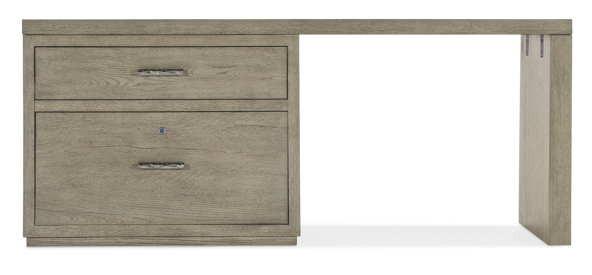 HookerLinville Falls 72" Desk with Lateral File