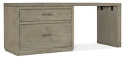 HookerLinville Falls 72" Desk with Lateral File
