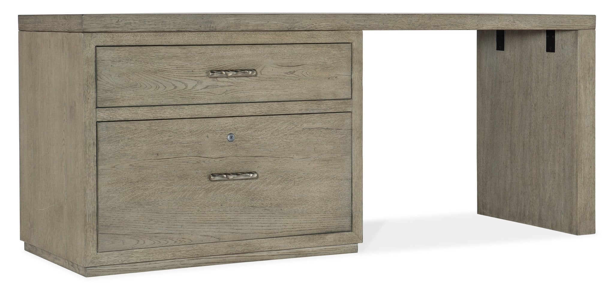 HookerLinville Falls 72" Desk with Lateral File