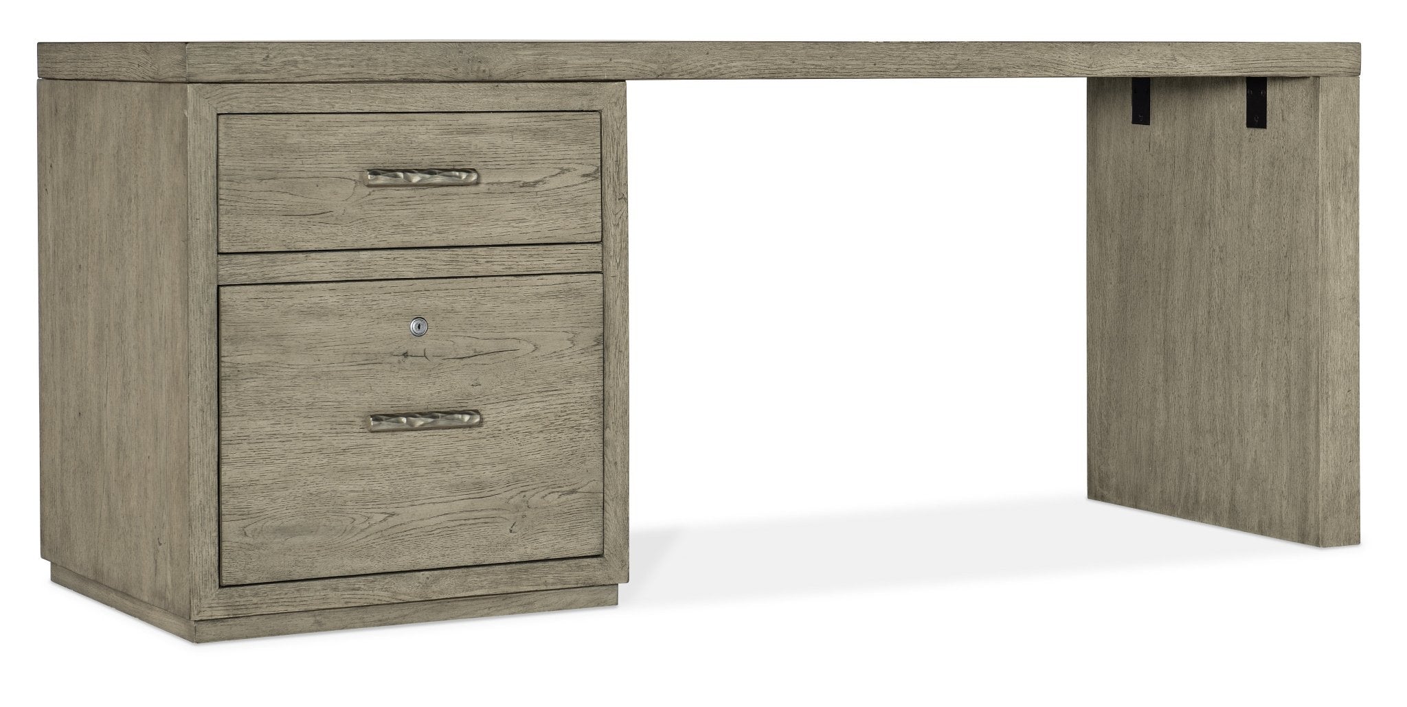 HookerLinville Falls 72" Desk with One File