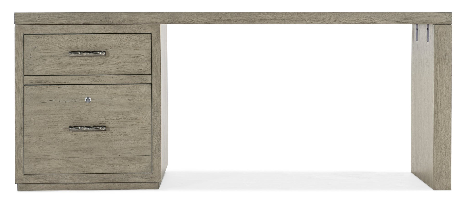 HookerLinville Falls 72" Desk with One File