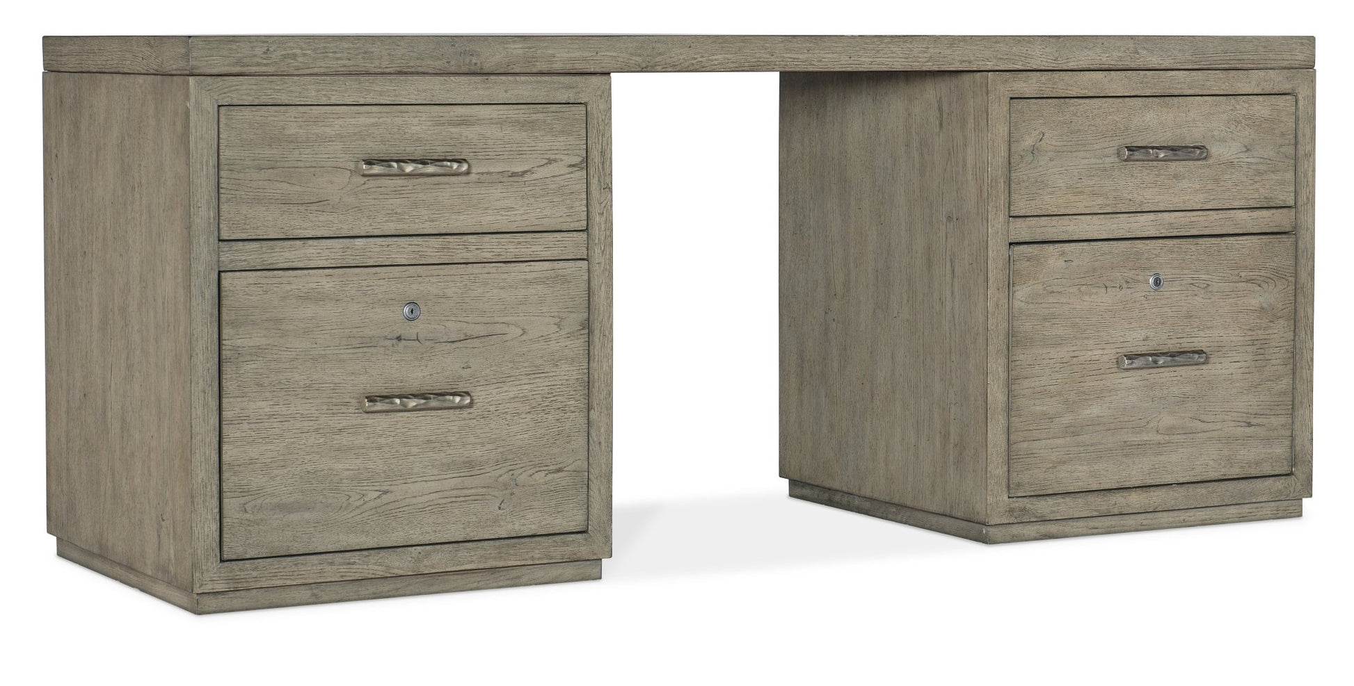 HookerLinville Falls 72" Desk with Two Files
