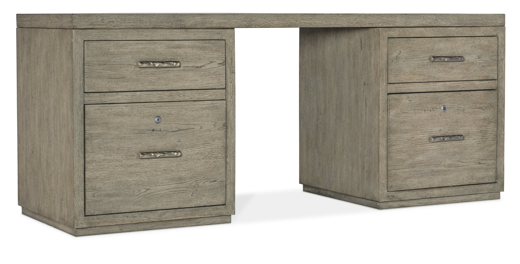 HookerLinville Falls 72" Desk with Two Files