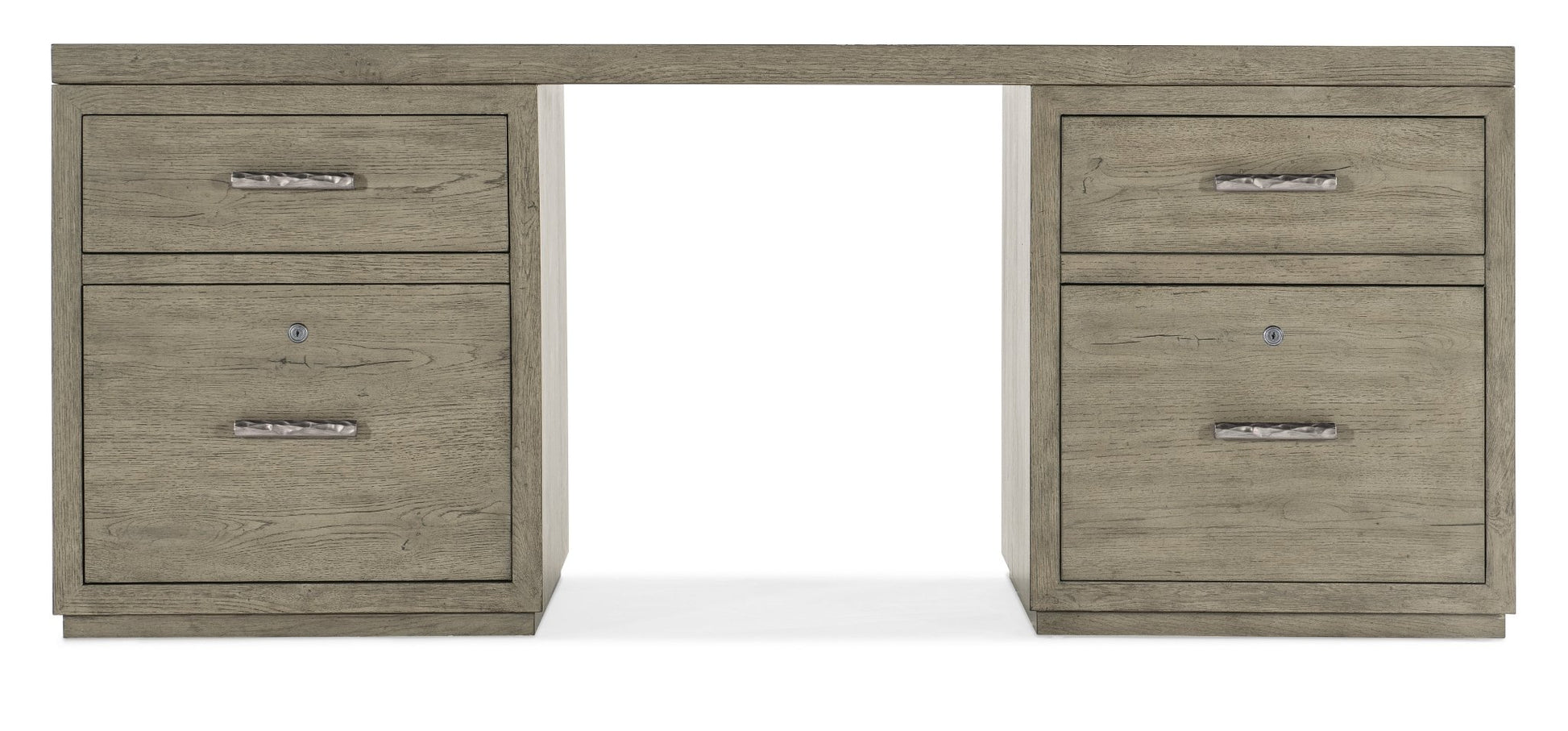 HookerLinville Falls 72" Desk with Two Files