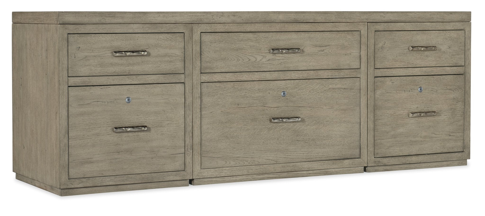 HookerLinville Falls 84" Credenza with Two Files and Lateral File