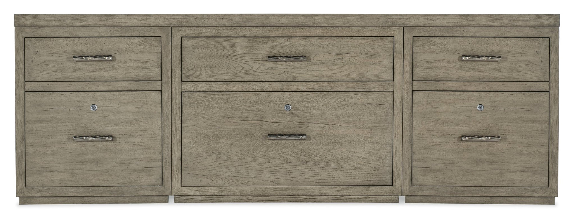 HookerLinville Falls 84" Credenza with Two Files and Lateral File