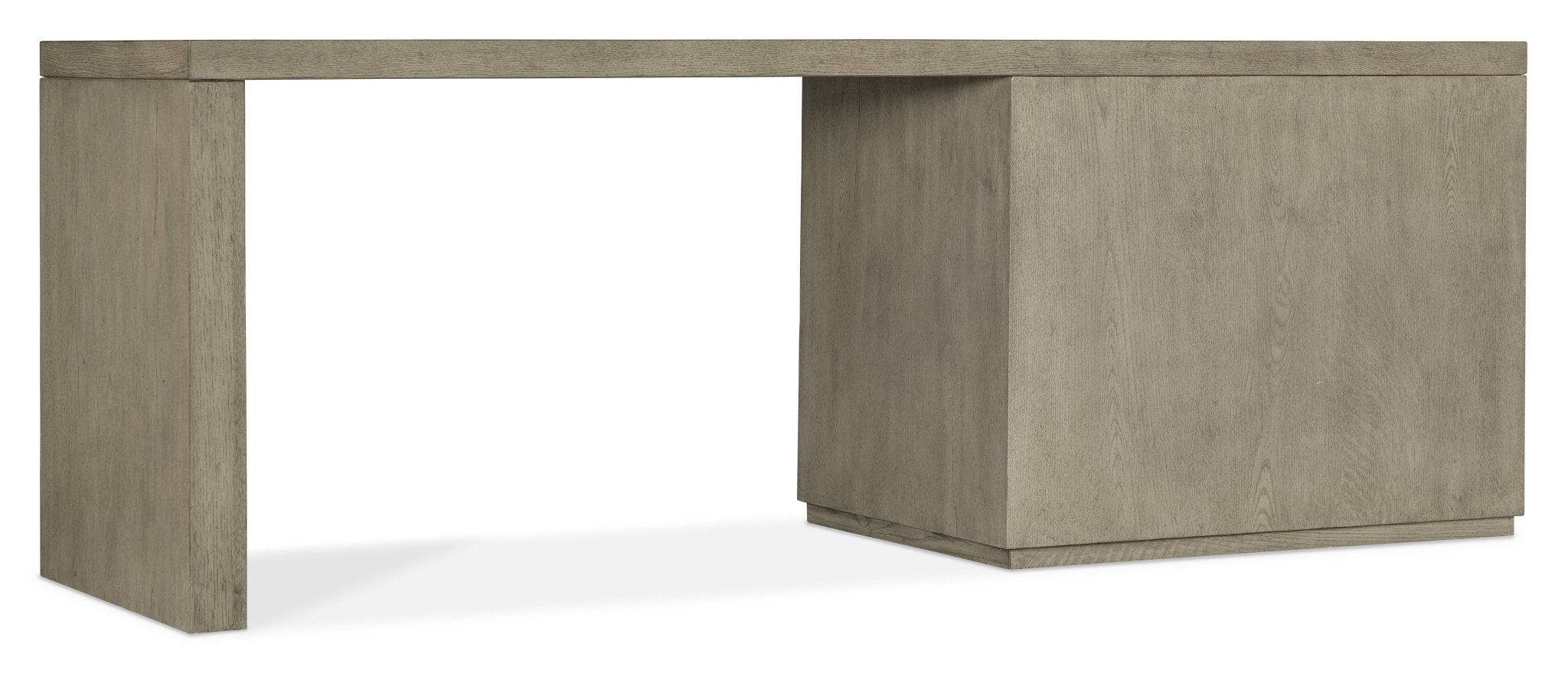HookerLinville Falls 84" Desk with Lateral File