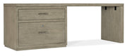 HookerLinville Falls 84" Desk with Lateral File