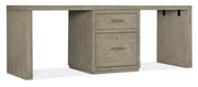 HookerLinville Falls 84" Desk with One Centered File
