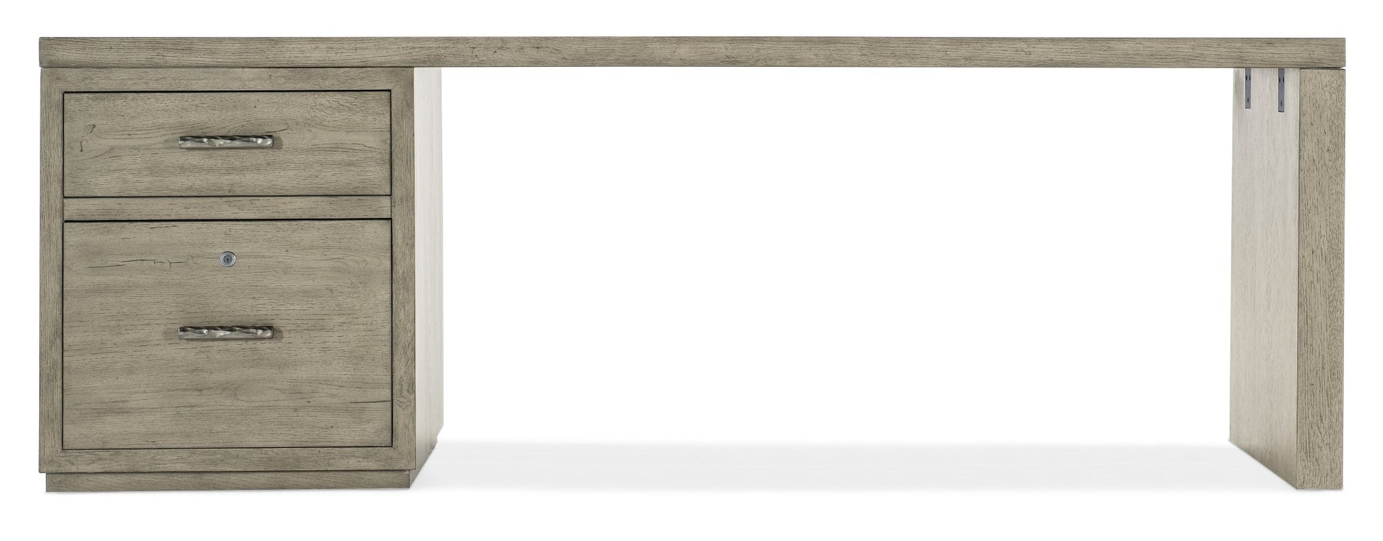 HookerLinville Falls 84" Desk with One File