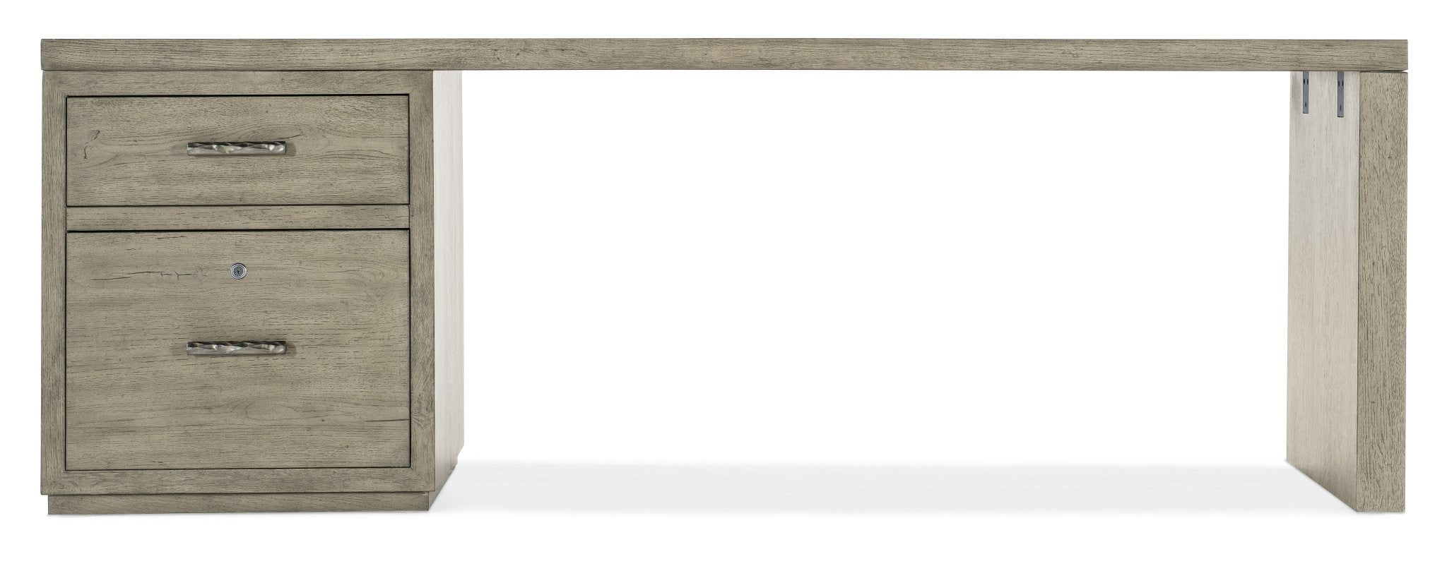 HookerLinville Falls 84" Desk with One File