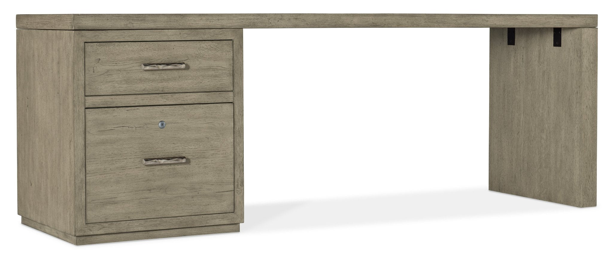 HookerLinville Falls 84" Desk with One File