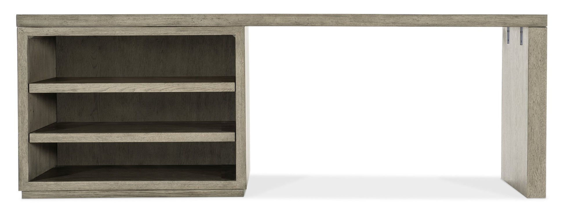 HookerLinville Falls 84" Desk with Open Desk Cabinet