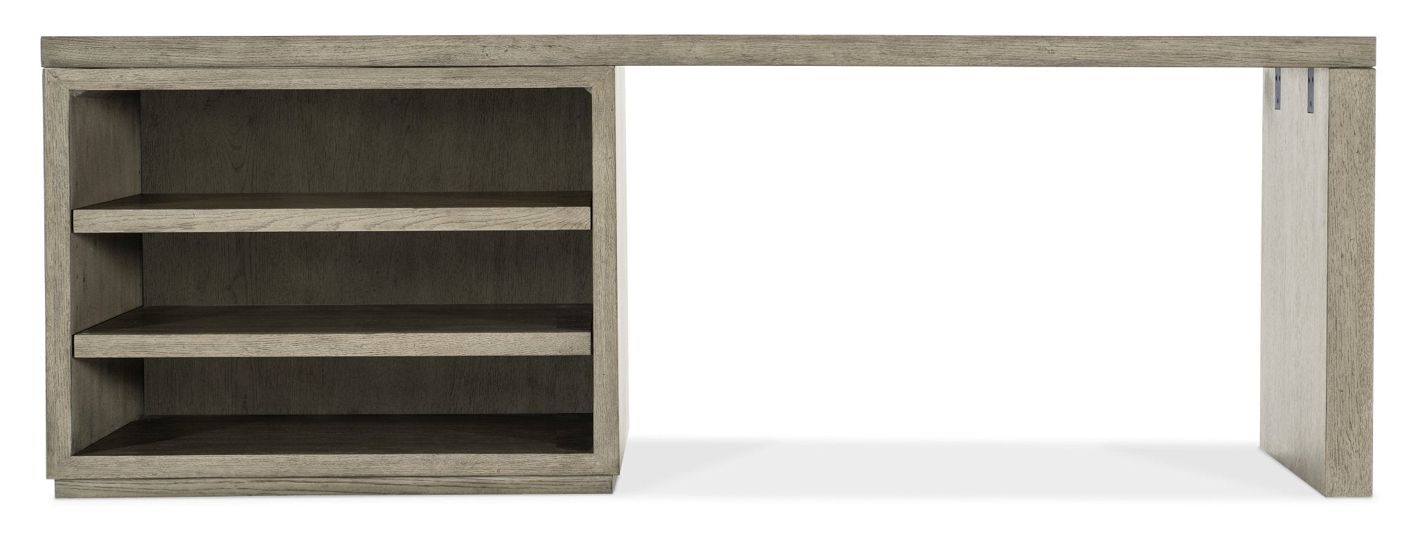 HookerLinville Falls 84" Desk with Open Desk Cabinet