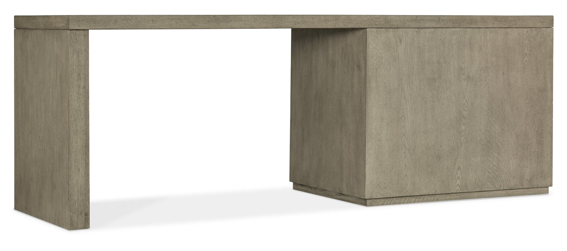 HookerLinville Falls 84" Desk with Open Desk Cabinet