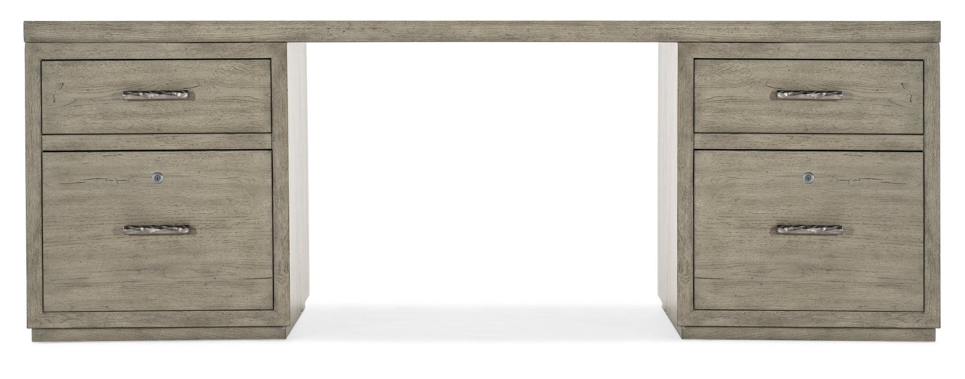 HookerLinville Falls 84" Desk with Two Files