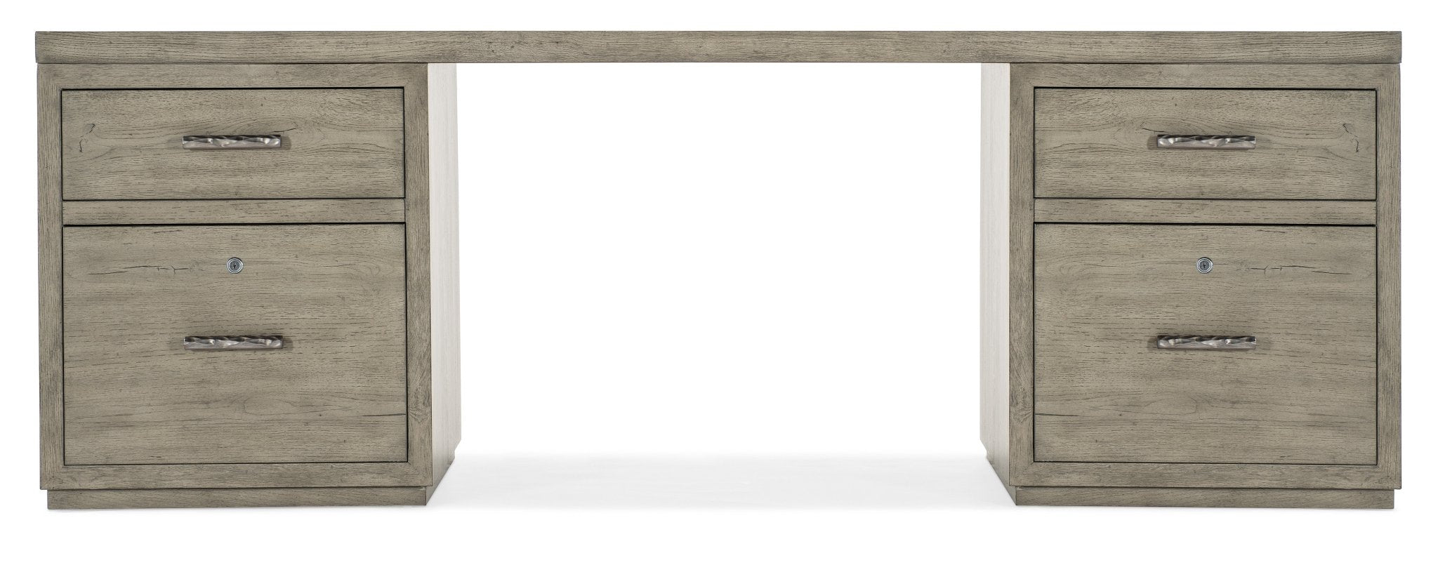 HookerLinville Falls 84" Desk with Two Files